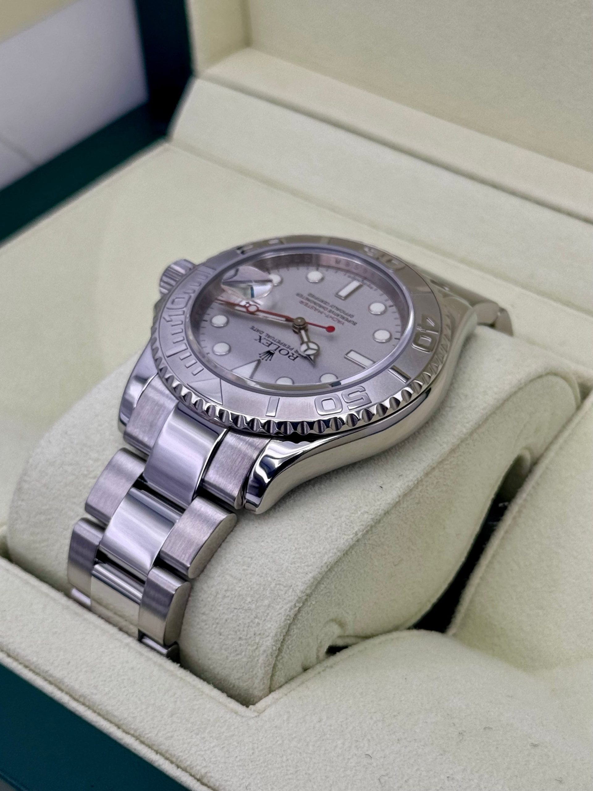 2010 Rolex Yacht-Master 40mm 16622 Platinum Bezel and Dial - Image 7