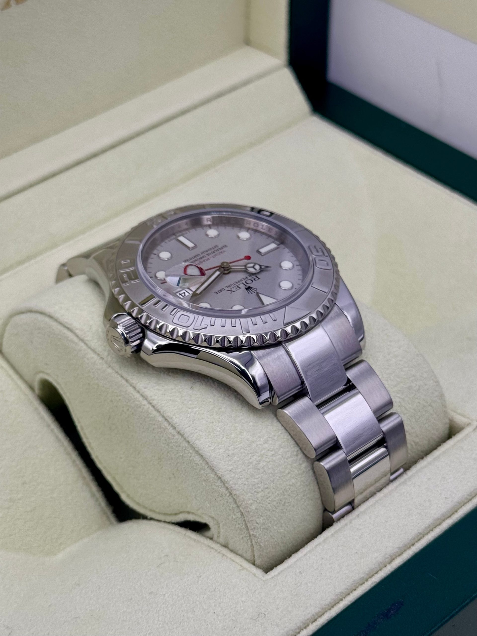 2010 Rolex Yacht-Master 40mm 16622 Platinum Bezel and Dial - Image 8
