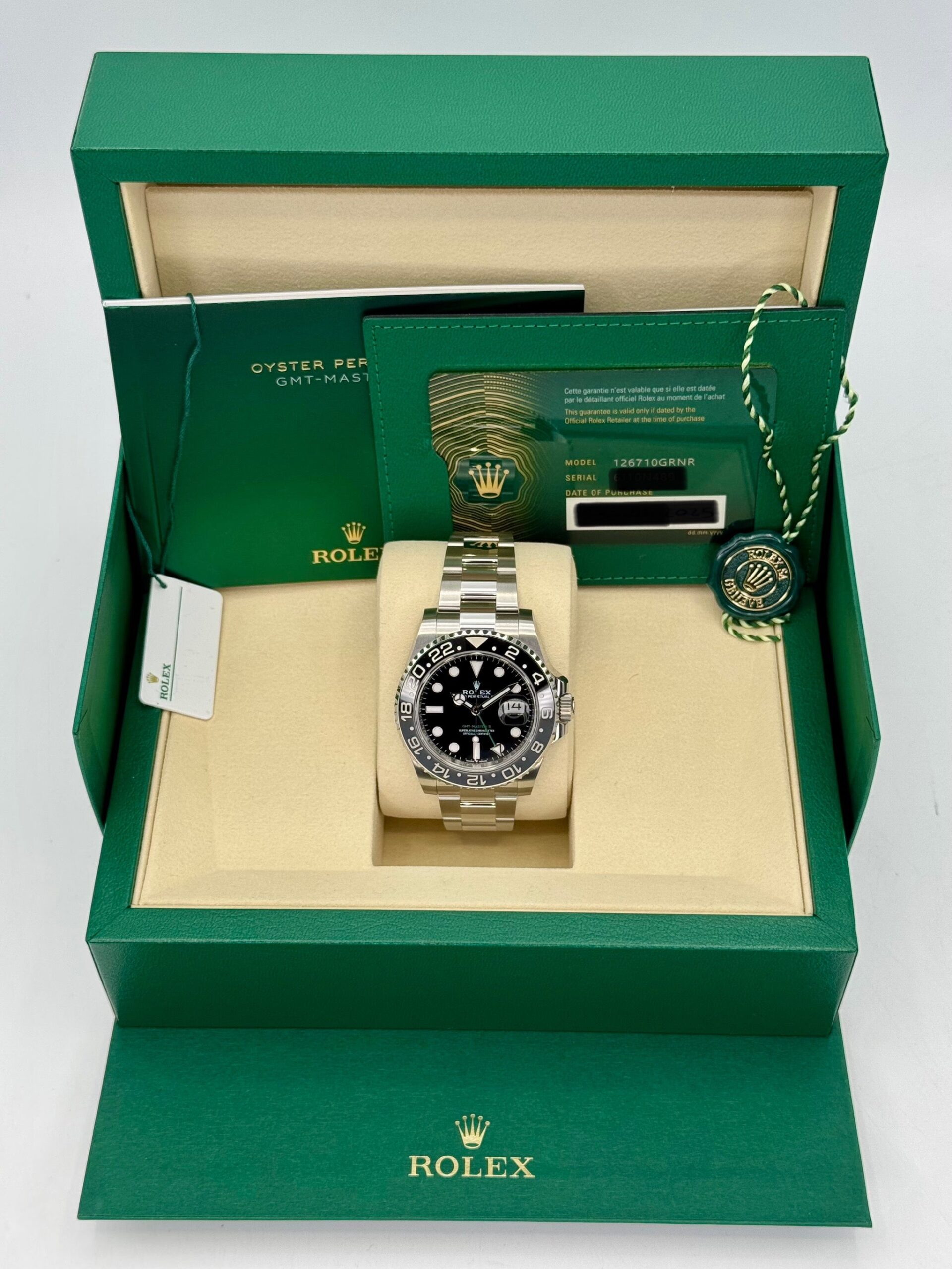 NEW 2025 Rolex GMT-Master II "Bruce Wayne" 40mm 126710GRNR Oyster - Image 9