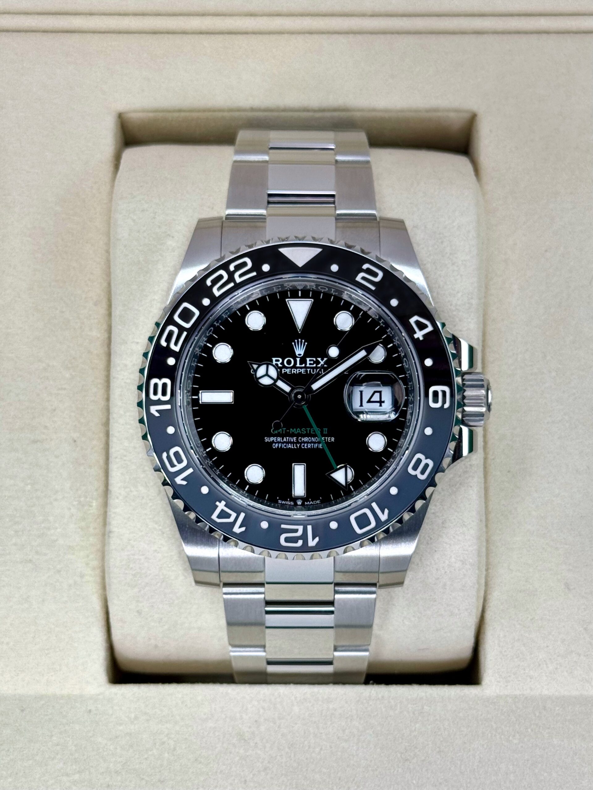 NEW 2025 Rolex GMT-Master II "Bruce Wayne" 40mm 126710GRNR Oyster