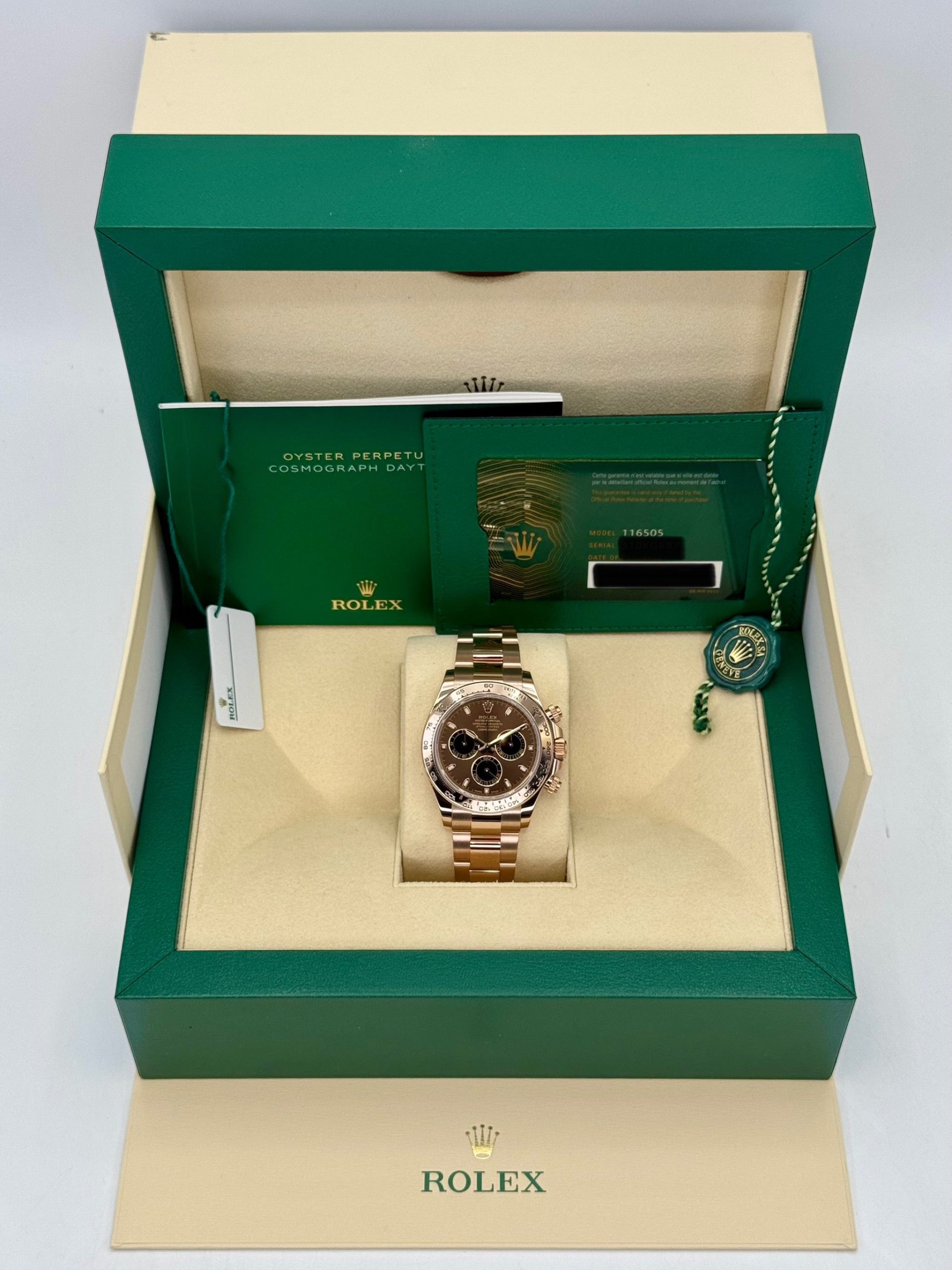 2023 Rolex Daytona 40mm 116505 Rose Gold Chocolate Dial - Image 10