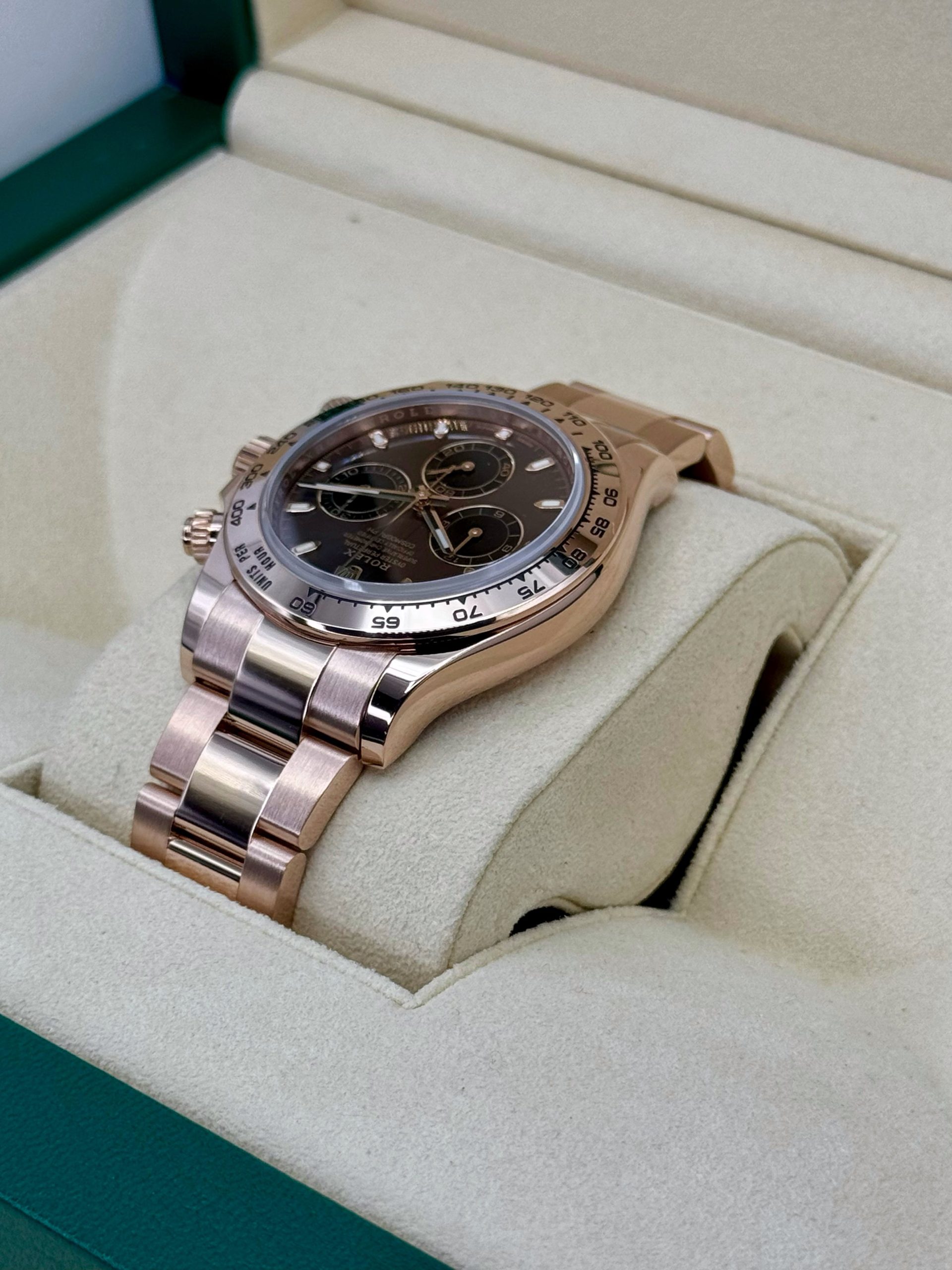 2023 Rolex Daytona 40mm 116505 Rose Gold Chocolate Dial - Image 7