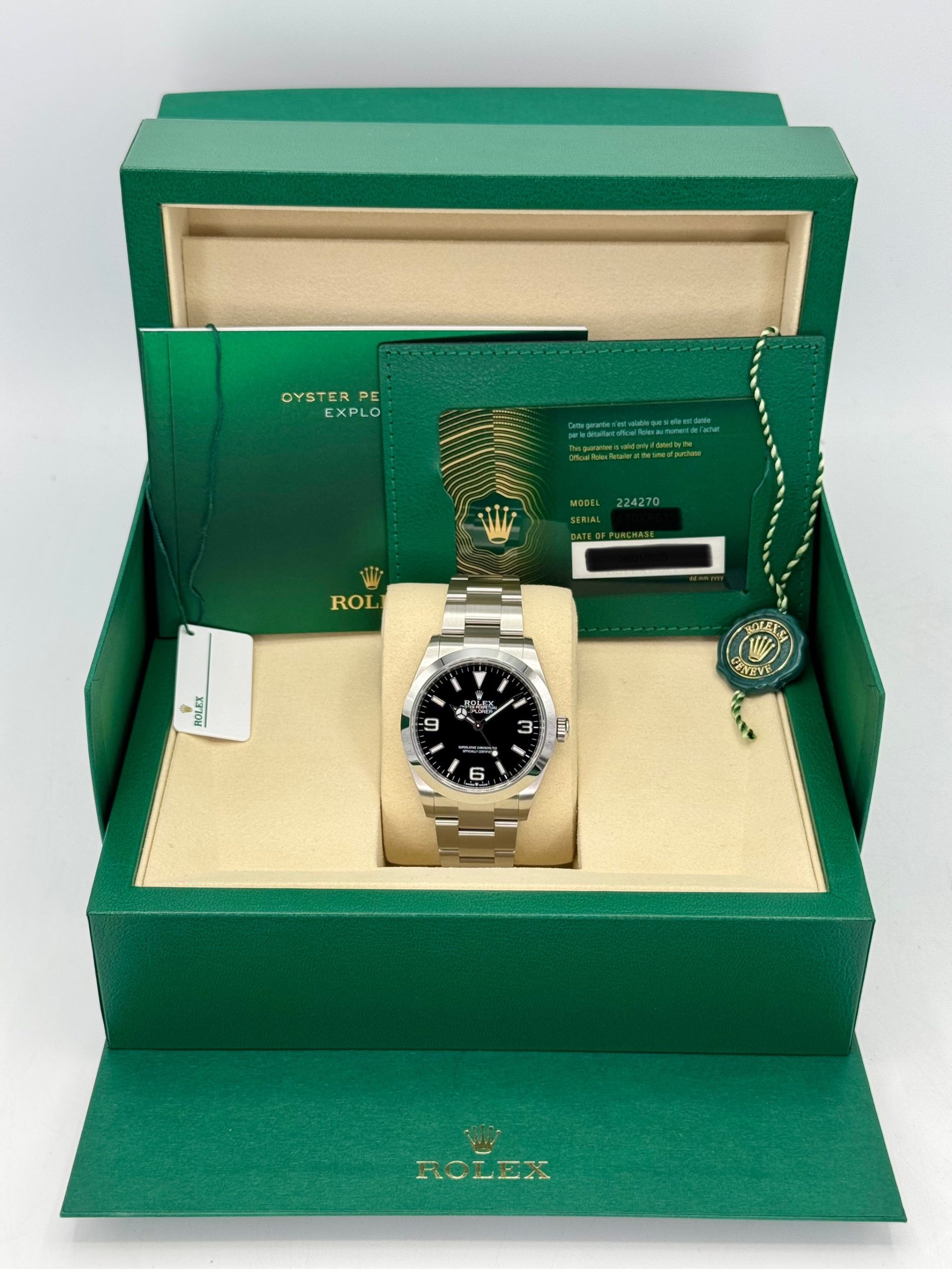 NEW 2025 Rolex Explorer 40mm 224270 Black Dial - Image 10