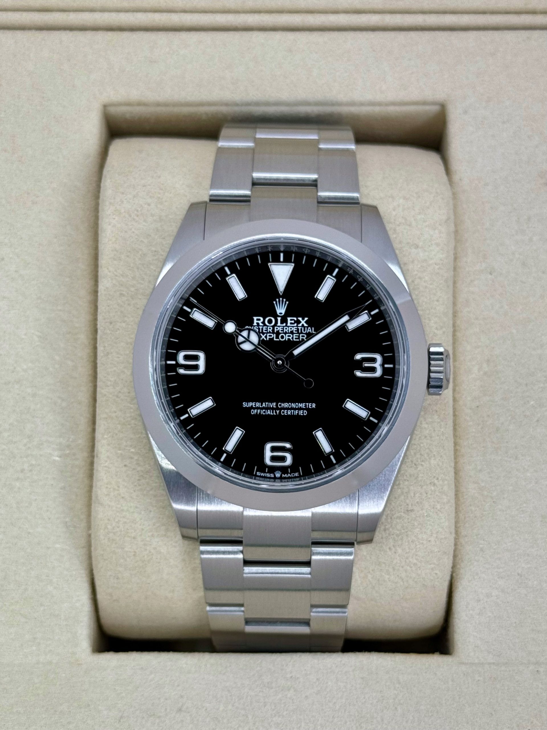 NEW 2025 Rolex Explorer 40mm 224270 Black Dial