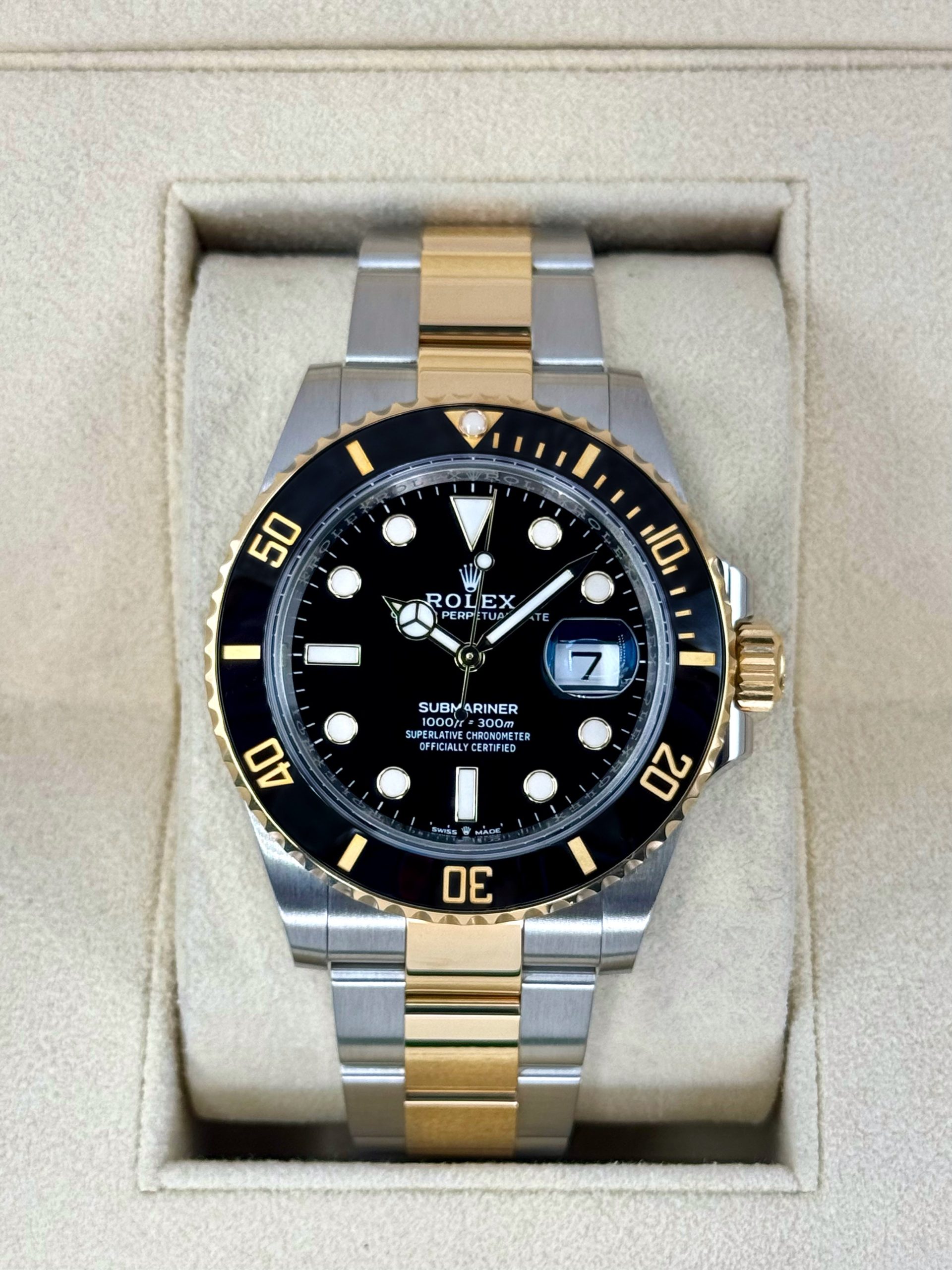 2023 Rolex Submariner 41mm 126613LN Two-Tone Black Dial