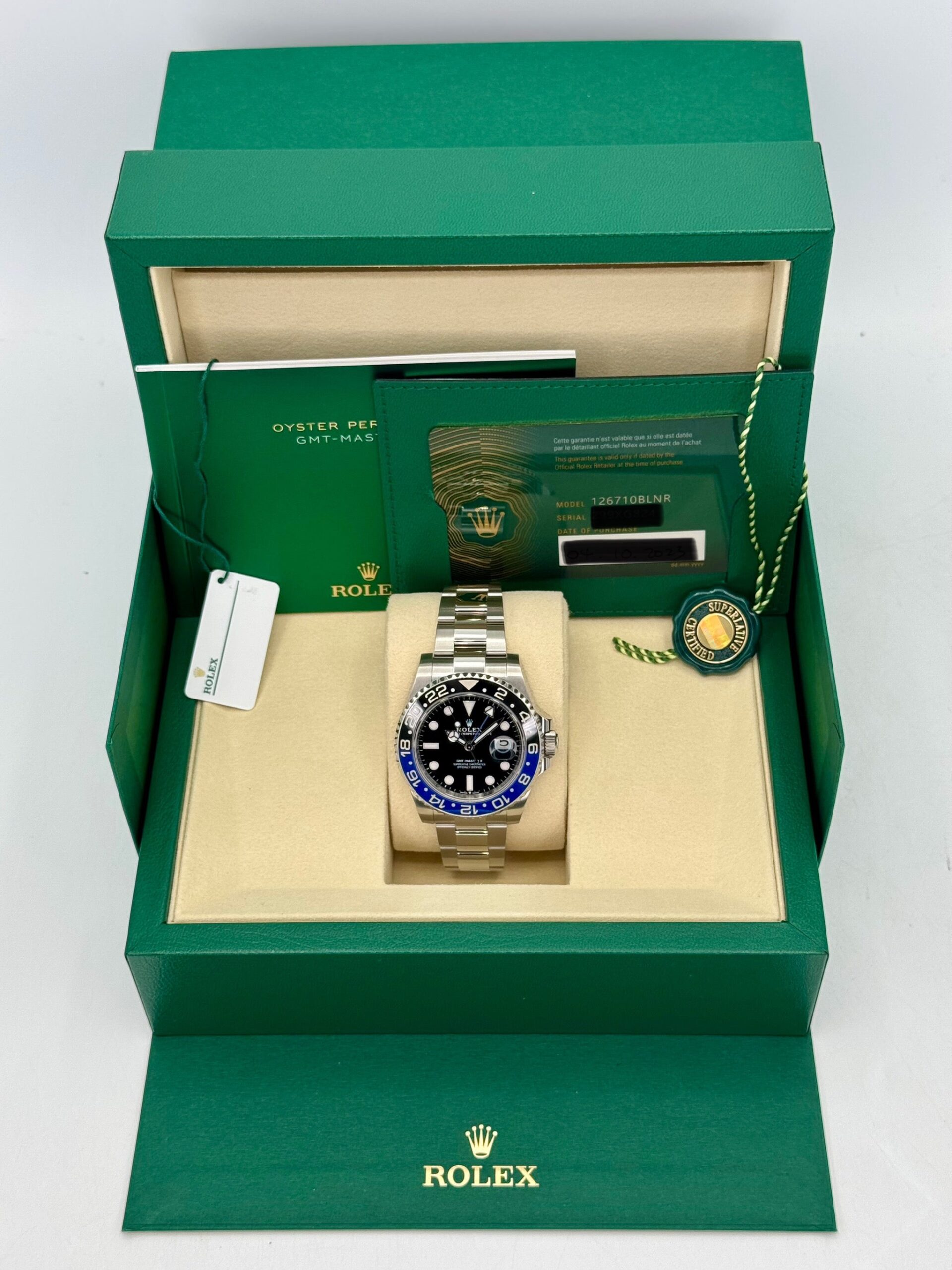 NEW 2025 Rolex GMT-Master II "Batman" 40mm 126710BLNR Oyster - Image 9