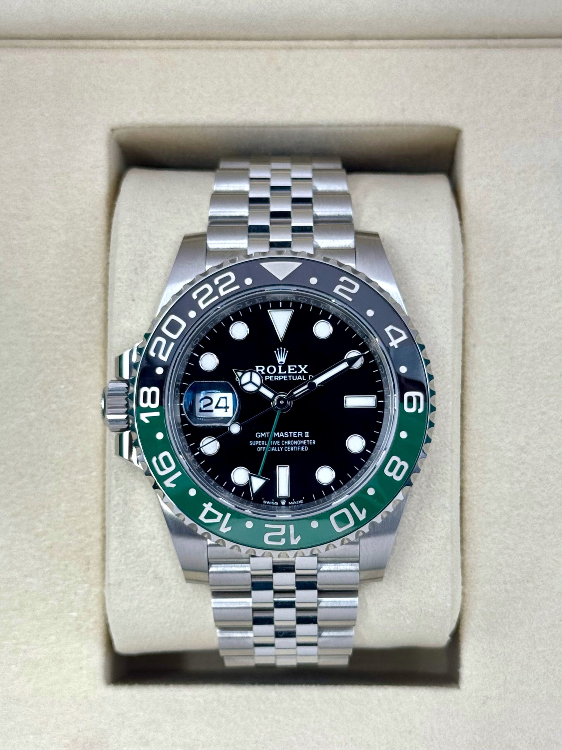 NEW 2025 Rolex GMT-Master II "Sprite" 40mm 126720VTNR Jubilee